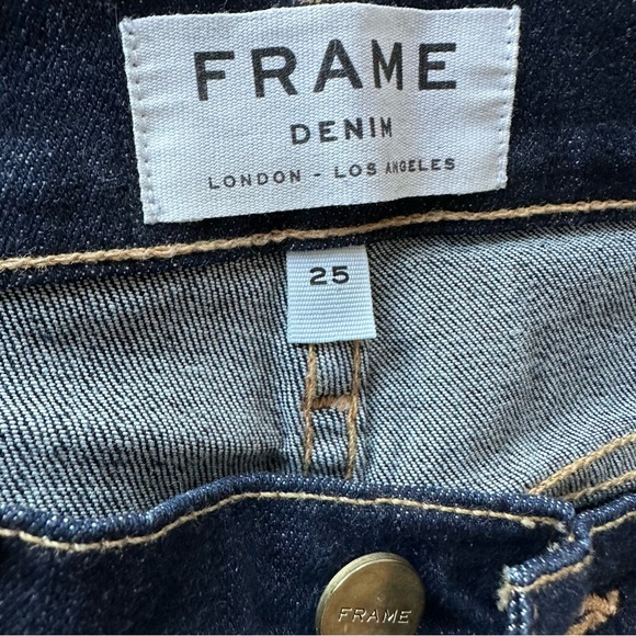 Frame Denim Le skinny de  Jeanne dark Blue - Picture 6 of 11